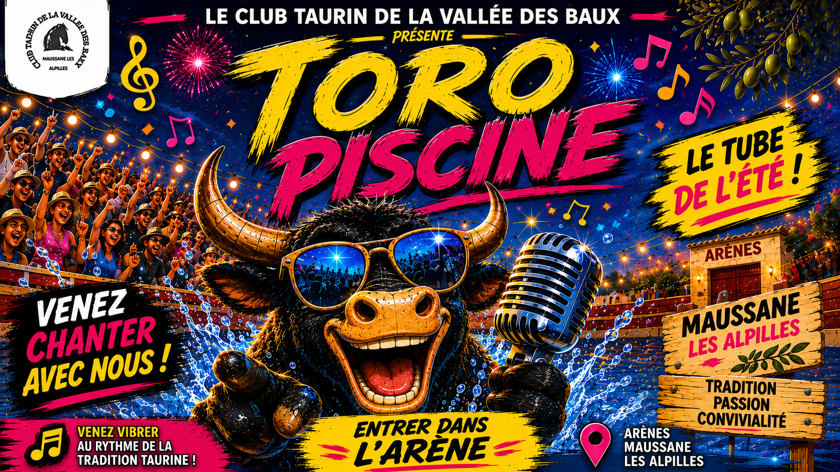 Quelque chose se prépare dans les arènes de Maussane….. Vivement le 21 Juin !